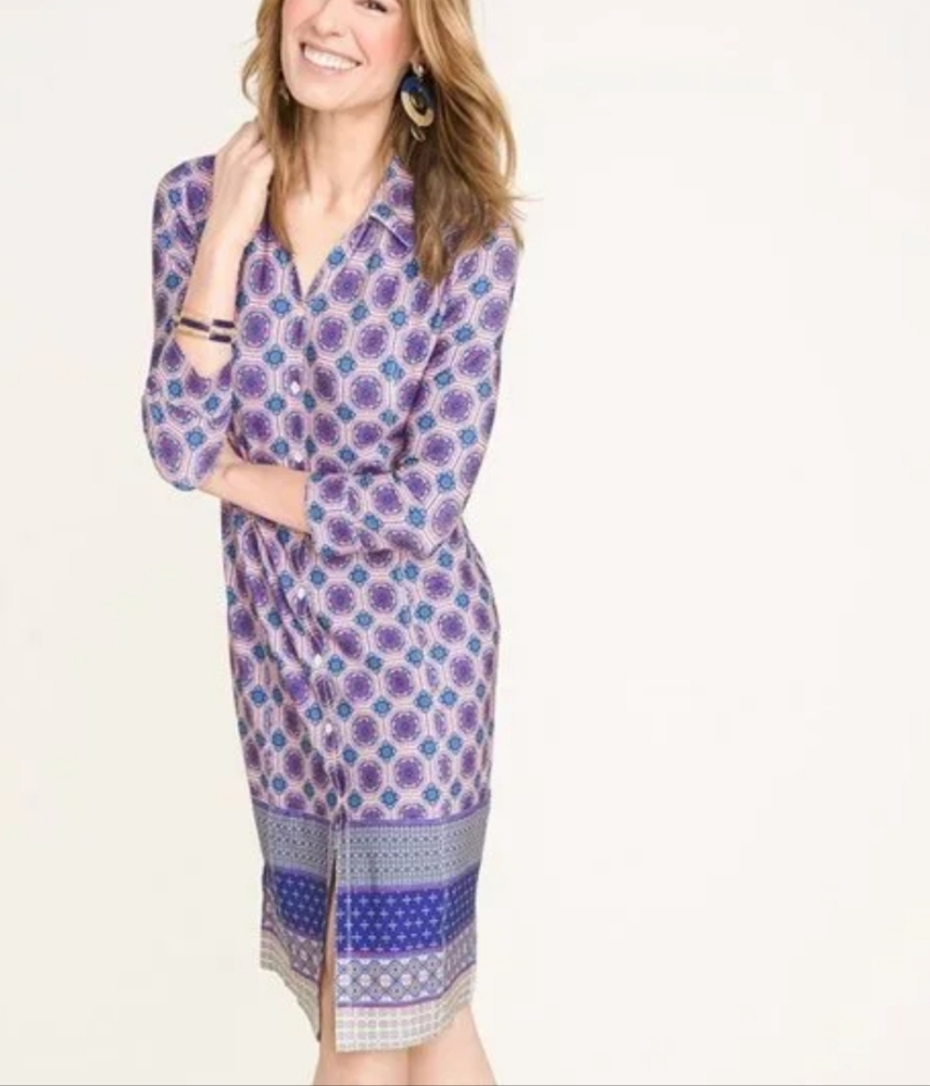 Chico's Multicolor Geometric Blouse